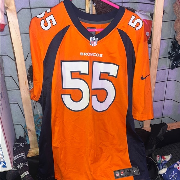 NFL Other - Nike Broncos Orange Jersey with Number 55